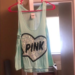 VS PINK tank crop tops